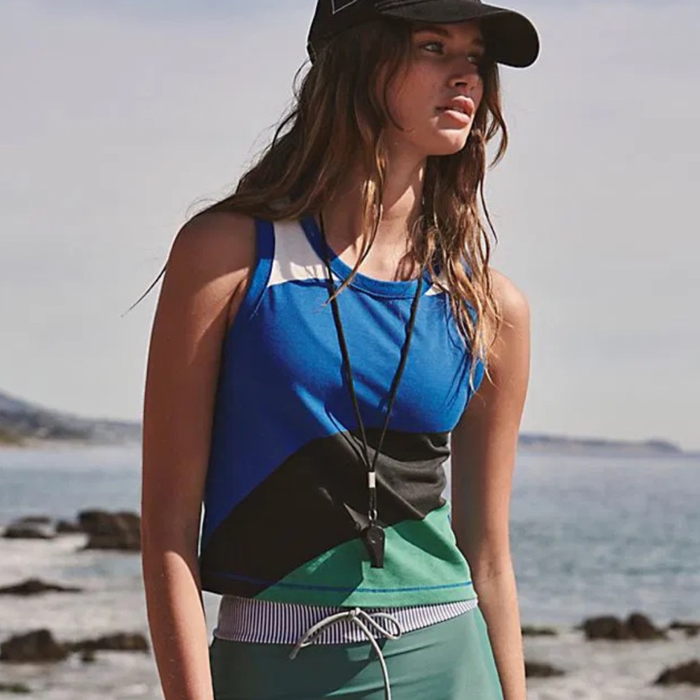 2/$20    Free People Movement - Back To Basics
Printed Tank